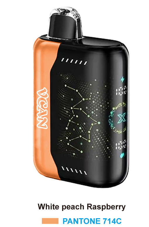 White peach Raspberry